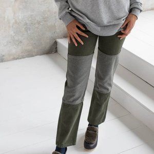 Carleen Two-Tone Jeans Sage
